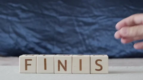 Motivational word finish Stock Footage 337660947