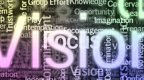 Motivational words background loop Stock Footage 658947