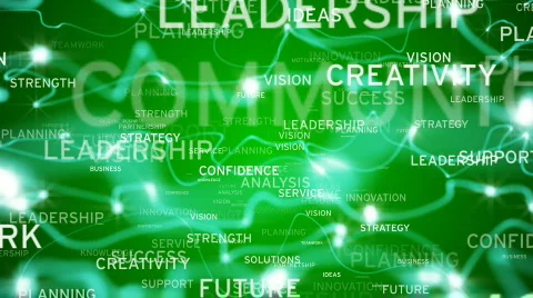 Motivational words background loop Stock Footage 683358