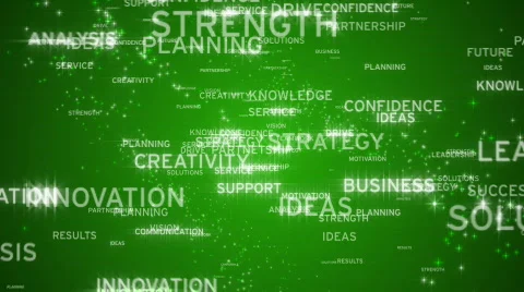 Motivational words background loop Stock Footage 683417