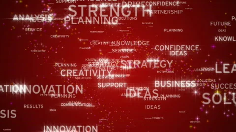 Motivational words background loop Stock Footage 683529