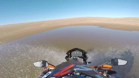 Moto cross in slow motion Video stock 99976879