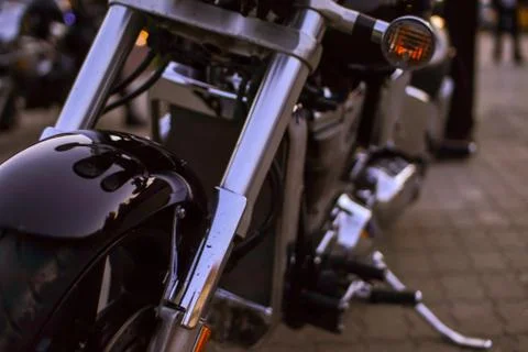 Moto reflection Stock Photos