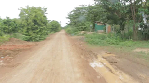 Moto ride back road Stock Footage 35513237