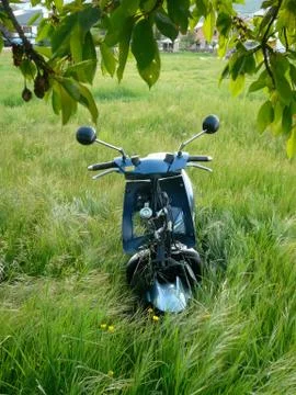 Moto spoiled 스톡 사진