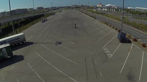 Moto stuntriding Video stock 68409084