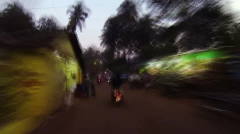 Moto walk Stock Footage 46887976