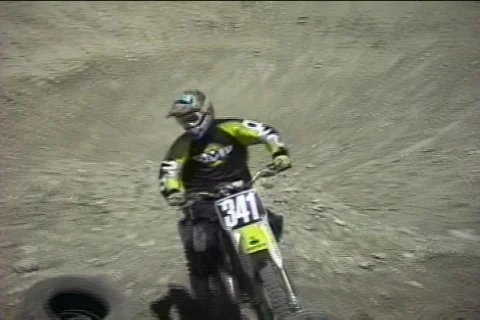 Moto x jumping Stock Footage 658697