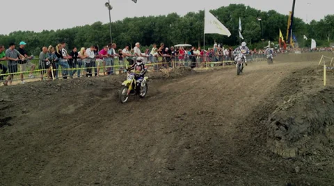 Motocross in 1080p Stock Footage 36465293