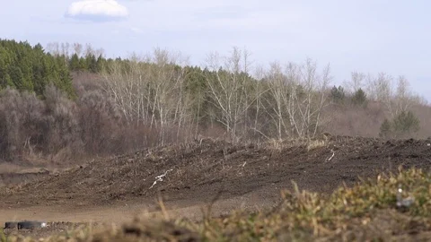Motocross competitions on the track Stockbeeldmateriaal 88915196
