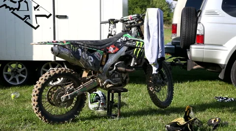 Motocross equipment Video stock 40797918