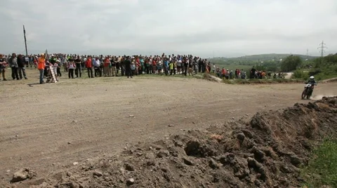 Motocross Stock Footage 10980358