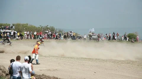 Motocross Stock Footage 10983344