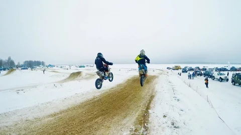 Motocross Stock Footage 85704744