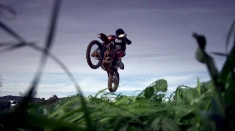 Motocross Jump Video stock 20604581