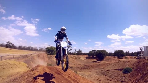 Motocross Jump 스톡 동영상 49647518