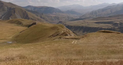 Motocross in the mountains vertical frame Stock Footage 232013702