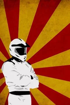 Motocross or quad background Stock Illustration
