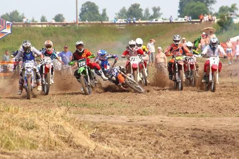 Motocross Foto stock