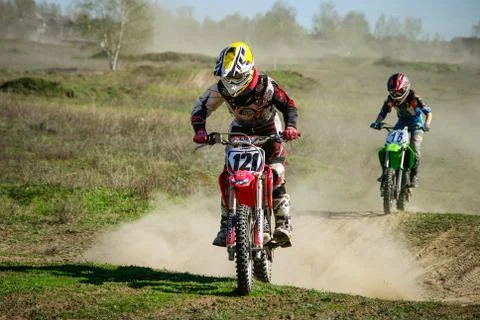 Motocross. Stock Photos