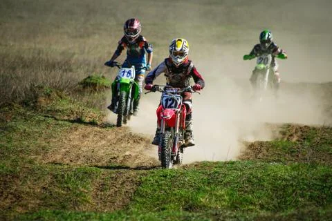 Motocross. Foto stock