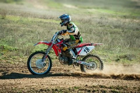 Motocross. Stock Photos