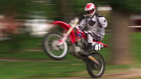 Motocross practice Stock Footage 50486268