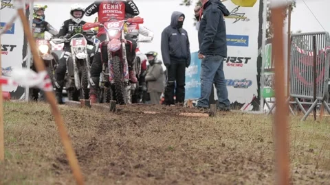 Motocross Race Stock-Footage 221496311