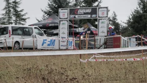 Motocross Race Stock-Footage 221496627
