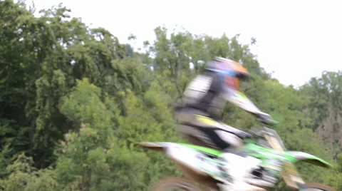 Motocross riders jumping Video stock 39828523