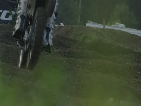 Motocross, Rumble Strip, Slow Motion Vídeos de archivo 69542553