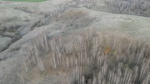 Motocross training on the hills Stock Footage 187843939