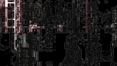 Moton Graphics Background Texture Pixel Block Distortion   Video stock 321624267