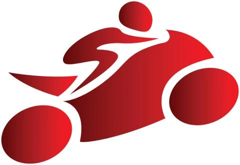 Motor biking Stock Illustration