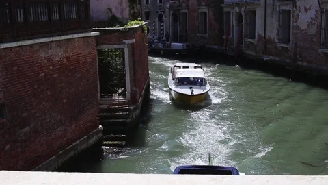 Motor Board of Venice Stock Footage 84943702