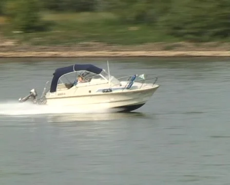 Motor boat Stock Footage 305432