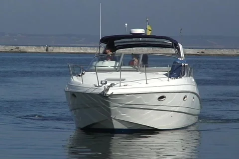 Motor boat  Stock Footage 340278