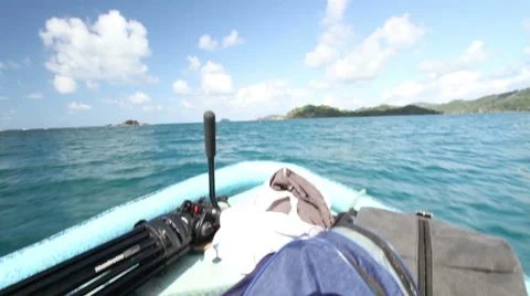 Motor boat Video stock 52513639