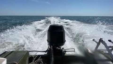 Motor boat Stock Footage 156164693