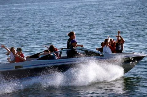 Motor boat Stock Photos
