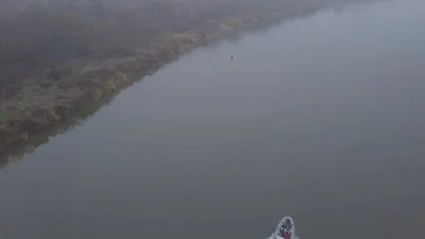 Motor boat on the river 22 Stock Footage 106499761
