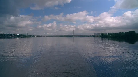 Motor boat trip Stock Footage 92038081