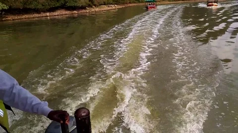 Motor boating Stock Footage 150780288