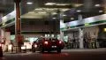 Motor cars on refuelling station HD Footage