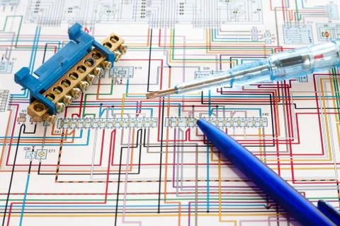 Motor control circuit Stock Photos