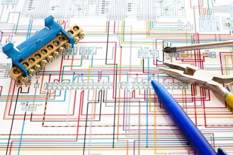 Motor control circuit Stock Photos