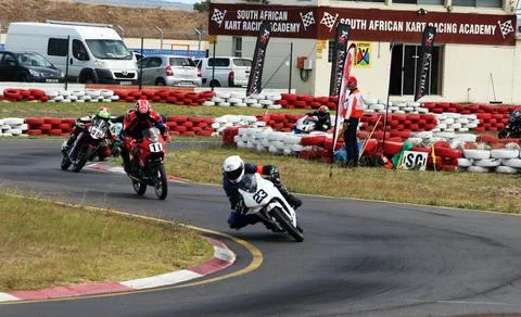 Motor-cycle Race Stock Photos
