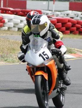 Motor-cycle Race Stock Photos