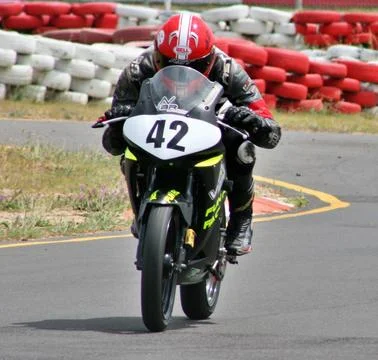 Motor-cycle Race Stock Photos