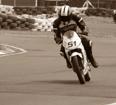 Motor-cycle Race Stock Photos